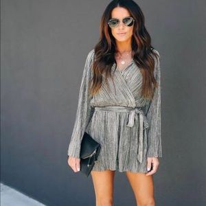 Metallic Romper - Vici